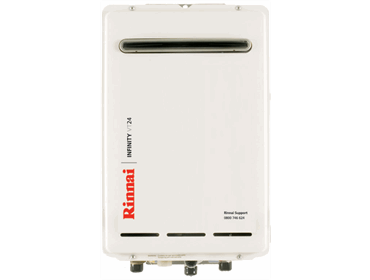 Rinnai water heater image - continuous hot water heater - Wellington Plumbers